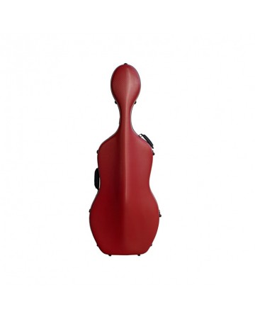 Estuche cello Artist Dynamic policarbonato 4/4 Rojo