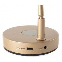 LAMPARA GEWA PARA PIANO PL78 DORADO MATE