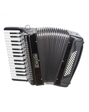 ESTRELLA E48BK 30/48 Negro Acordeón