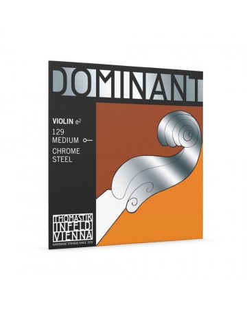 Thomastik-Infeld Cuerdas para Violín Dominant Alma en Nylon 129 1a MI Acero Medium