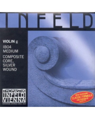 Thomastik-Infeld Cuerdas para Violín Infeld Alma Híbrida Azul 4ª Sol Medium 4/4