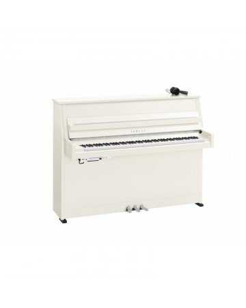 YAMAHA B10SC3 PWHC Piano Silent SC3, altura 110 cm, Blanco pulido cromado