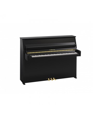 YAMAHA B10 PE Piano vertical acústico, altura 110 cm, Negro pulido