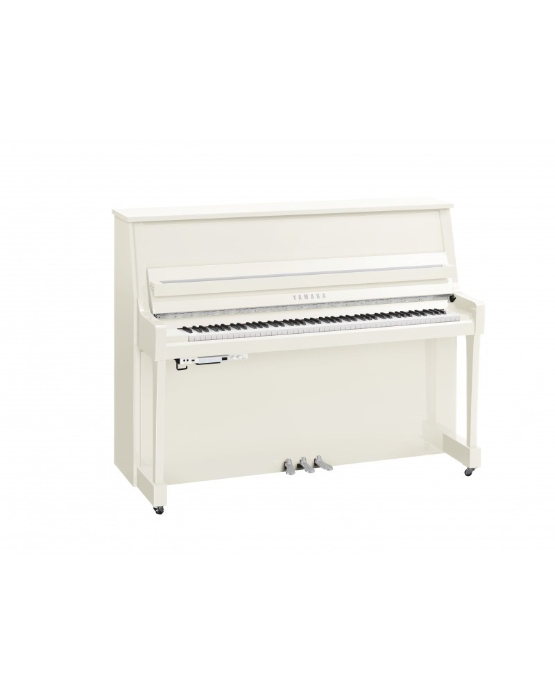 YAMAHA B20TC3 PWHC Piano TransAcoustic TC3, altura 116 cm, Blanco pulido cromado