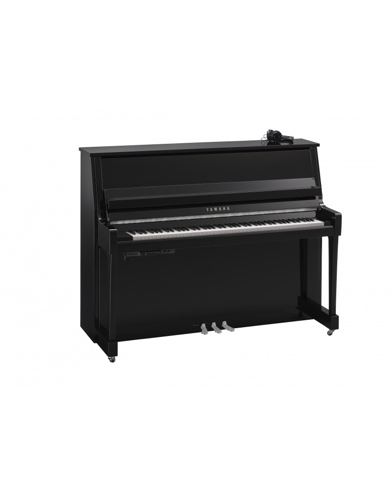 YAMAHA B20SC3 PEC Piano Silent SC3, altura 116 cm, Negro pulido cromado