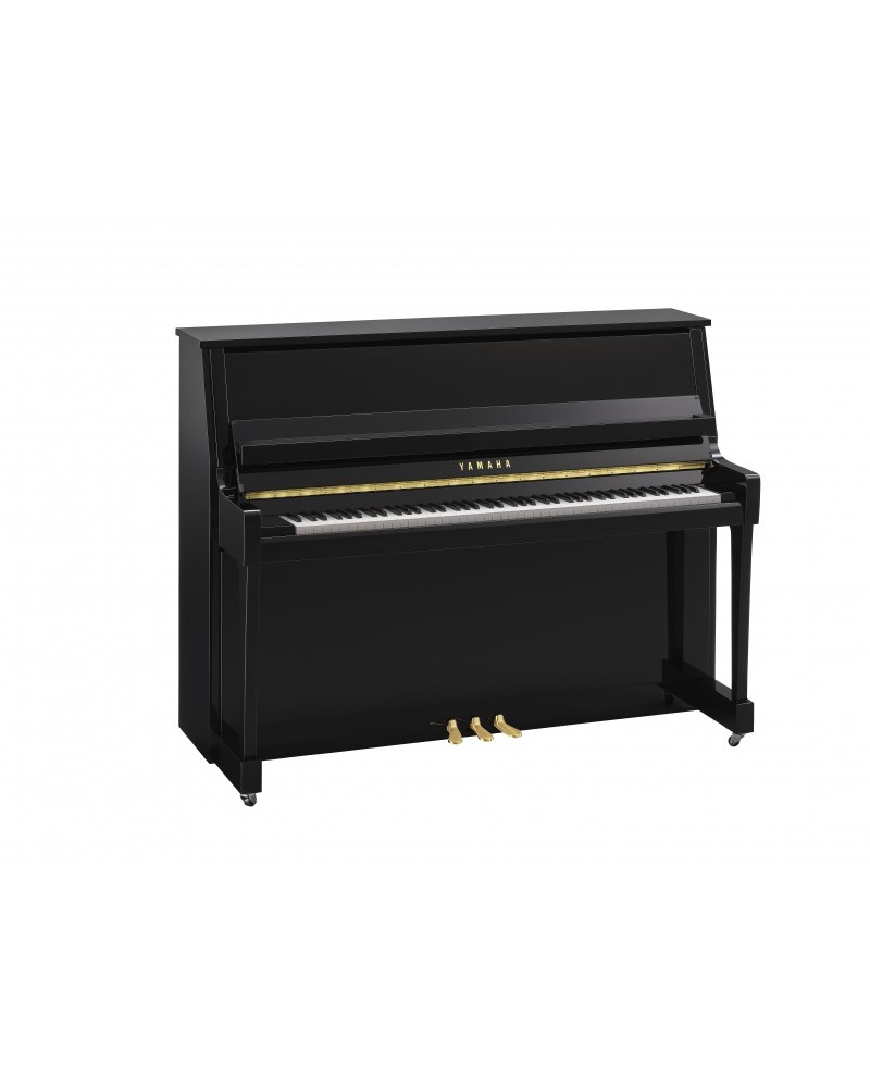 YAMAHA B20 PE Piano vertical acústico, altura 116 cm, Negro pulido