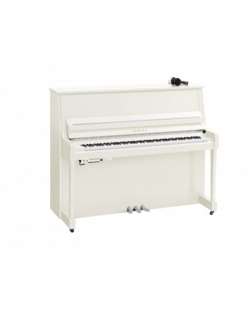 YAMAHA B30SC3 PWHC Piano Silent SC3, altura 121 cm, Blanco pulido cromado