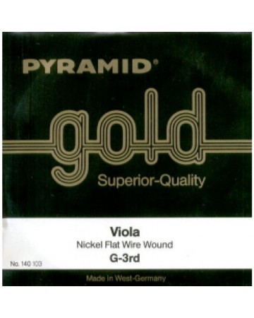 Cuerda 3ª PYRAMID Gold Viola 140103