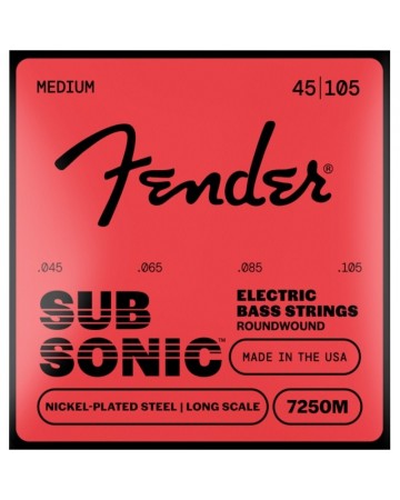 Fender SubSonic™ 7250M Nickel-Plated Bass Strings