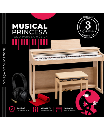 PIANO DIGITAL ROLAND F701LA SET