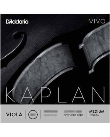D'Addario Juego de Cuerdas Viola Kaplan Vivo KV410 Long Medium