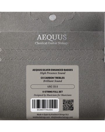 Aequus Silver Enchanced CX Carbon Full Set Medium Tension 33.5