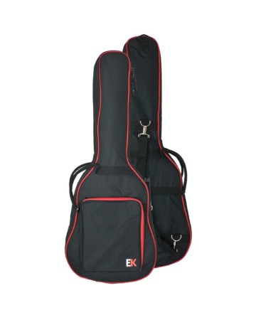 EK EK FGB10RD Funda para Bajo Eléctrico de 10 Mm Roja