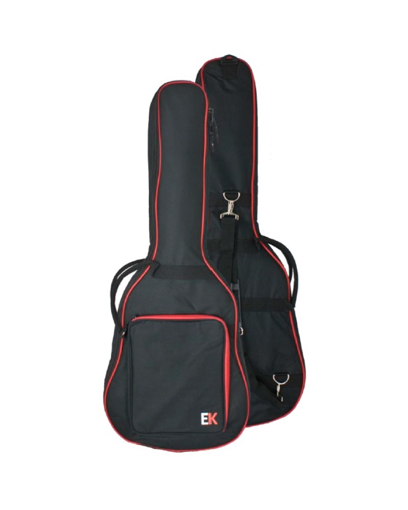 EK EK FGB10RD Funda para Bajo Eléctrico de 10 Mm Roja
