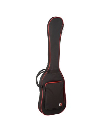 EK EK FGB10RD Funda para Bajo Eléctrico de 10 Mm Roja