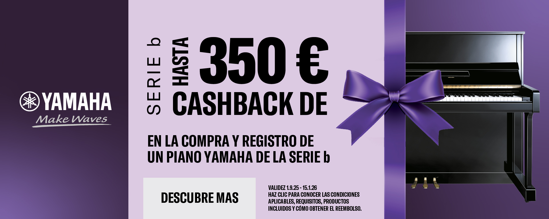 Promoción Yamaha Serie b – Más que un regalo